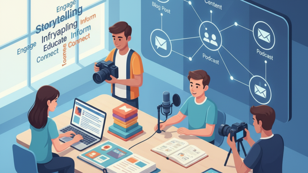 A person writing a blog post or creating content on a laptop | marketing agency for startups in Jaipur