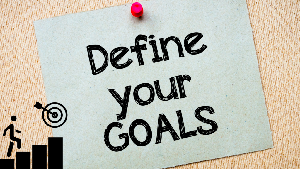 "Person outlining business goals and objectives"