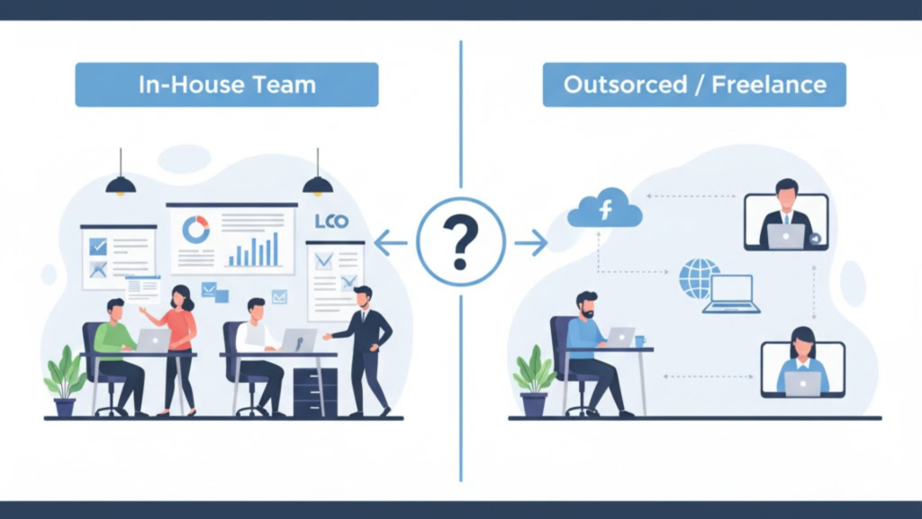 Will Our Work Be Handled by an In-House Team, or is it Outsourced?