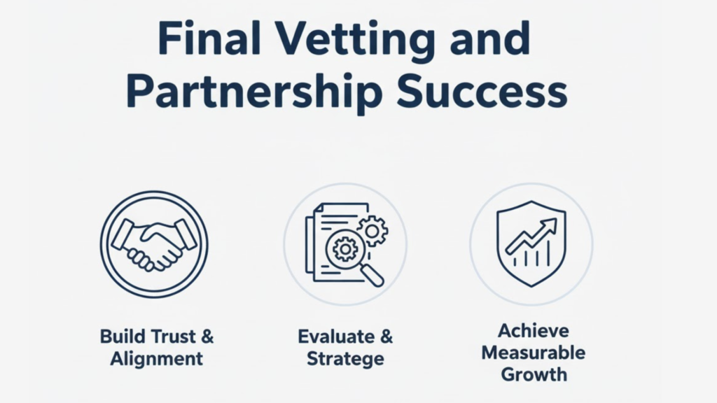 Final Vetting and Partnership Success