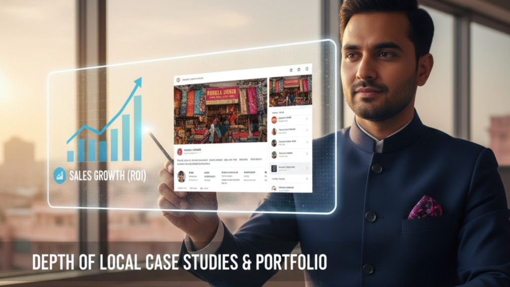 Depth of Local Case Studies & Portfolio: Results Over Promises | Social media marketing agency in Jaipur
