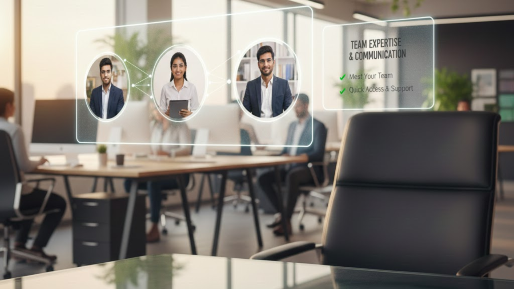 Team Expertise and Communication Accessibility | Social media marketing agency in Jaipur