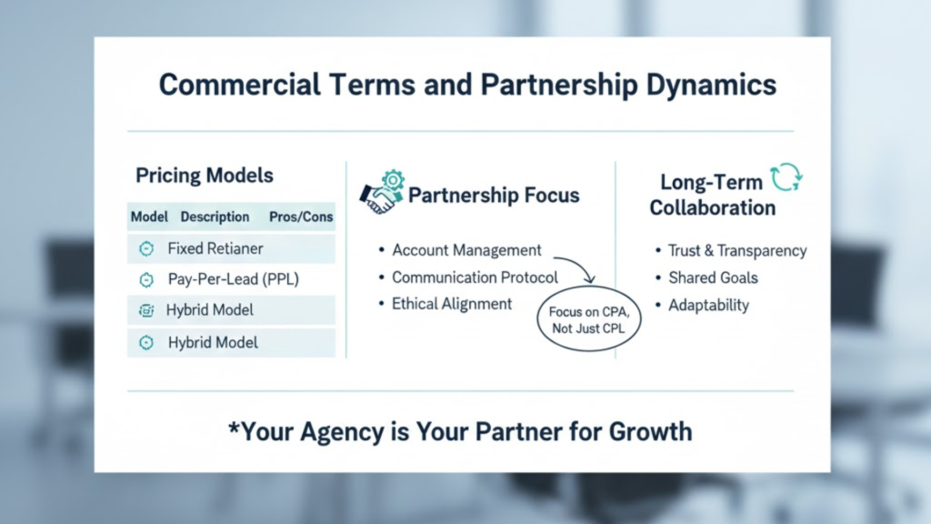 Commercial Terms and Partnership Dynamics
