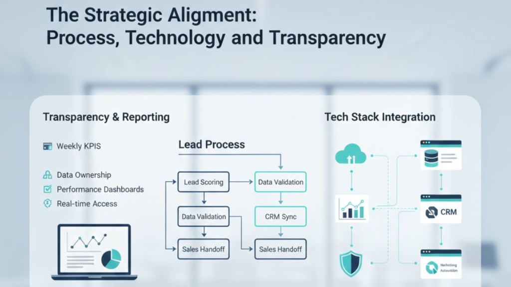 The Strategic Alignment: Process, Technology, and Transparency | best agency for lead generation