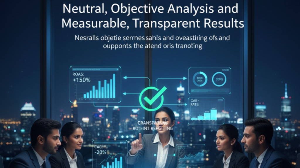 Neutral, Objective Analysis and Measurable, Transparent Results