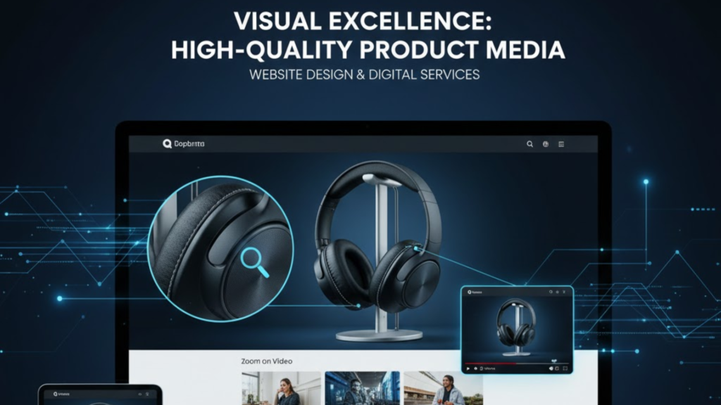 Visual Excellence: High-Quality Product Media | website design & digital services