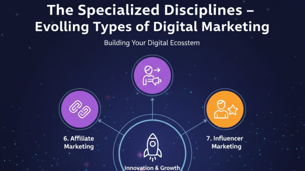 The Specialized Disciplines – Evolving Types of Digital Marketing