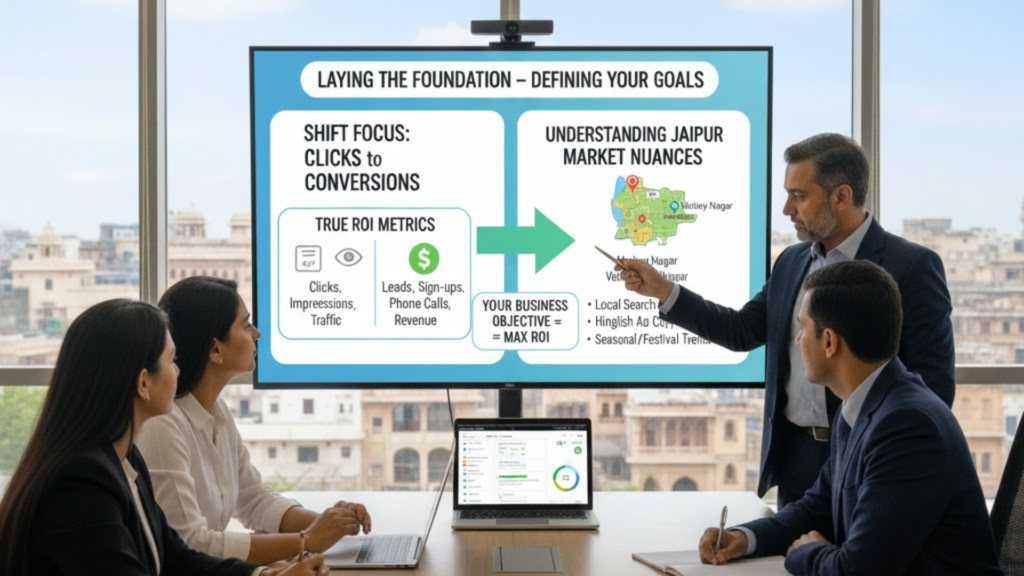  Laying the Foundation – Defining Your Goals | google ads company in Jaipur 