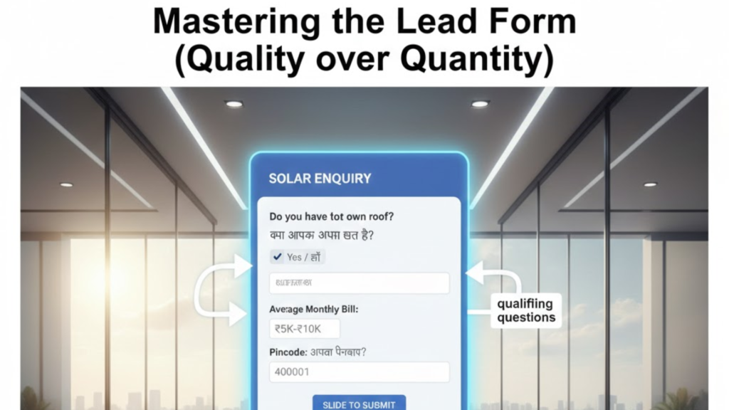Mastering the Lead Form (Quality over Quantity)