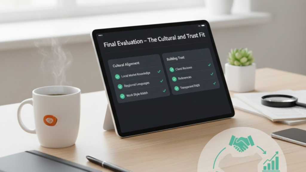 Final Evaluation – The Cultural and Trust Fit