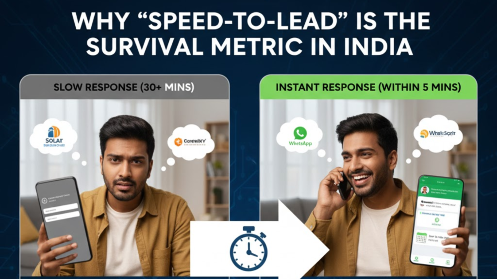 Why "Speed-to-Lead" is the Survival Metric in India | solar lead generation company