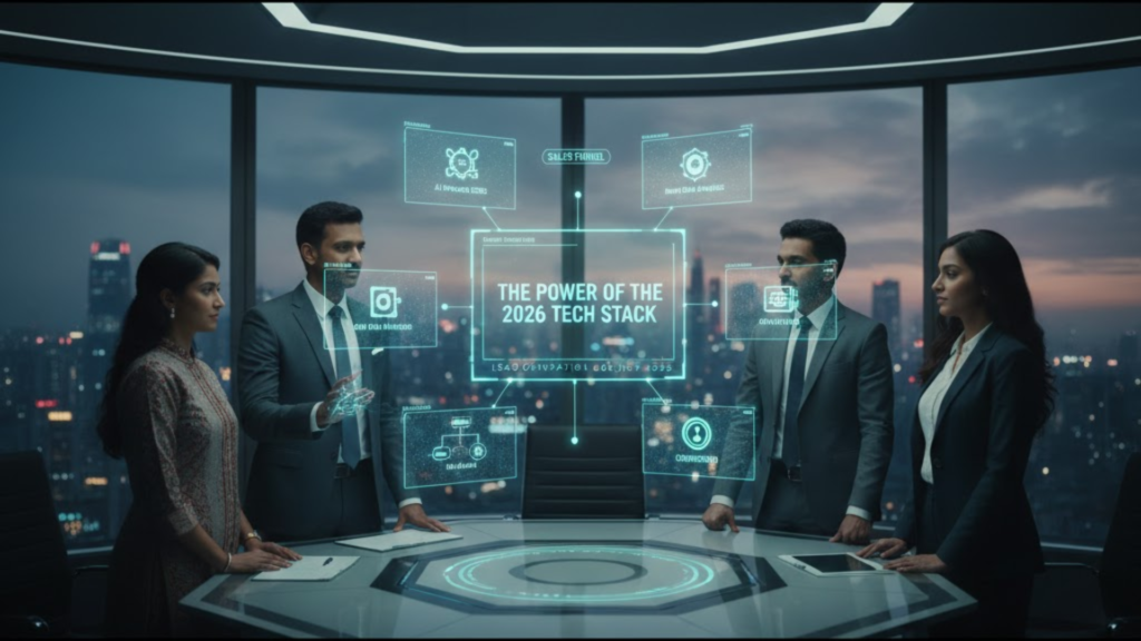 The Power of the 2026 Tech Stack”, with natural keyword inclusion for lead generation agency 2026