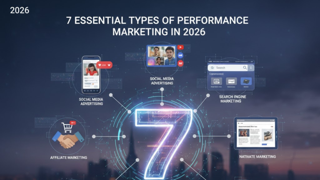 7 Essential Types of Performance Marketing in 2026
