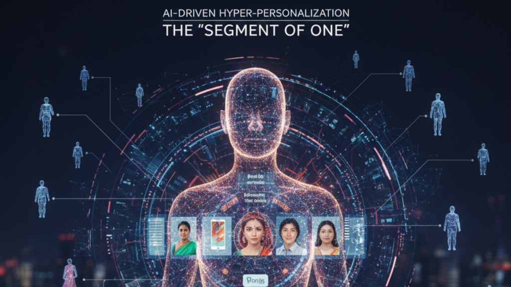 AI-Driven Hyper-Personalization: The "Segment of One" in Online Marketing Trends in India