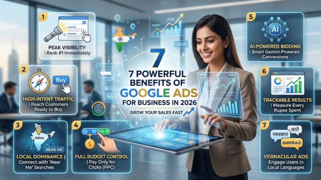 Benefits of Google Ads for Business in 2026 | Increase Sales Fast
