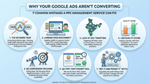 Why Your Google Ads Aren't Converting: 7 Common Mistakes a PPC Management Service Can Fix
