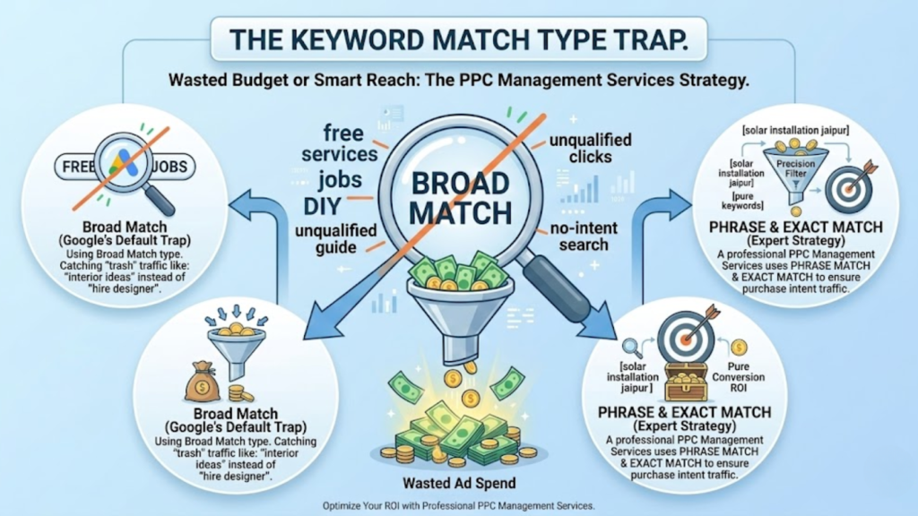 The Keyword Match Type Trap: A Problem PPC Management Services Can Fix
