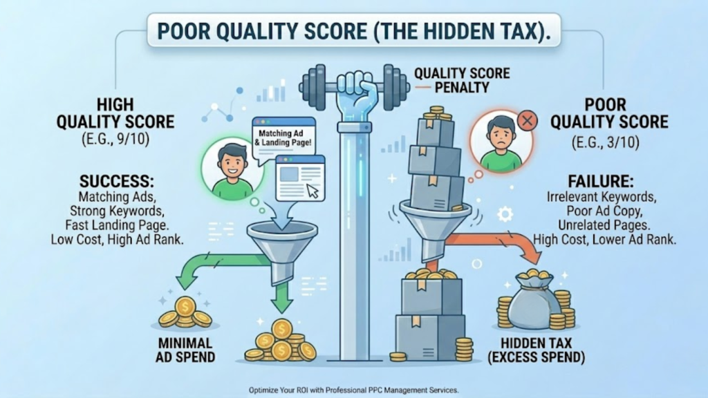  Poor Quality Score (The Hidden Tax)