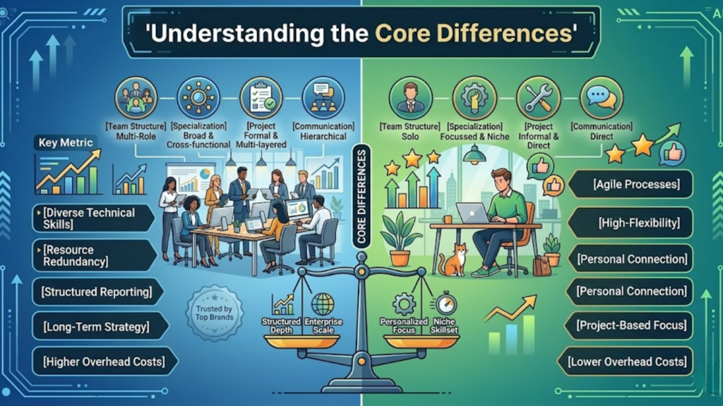 Understanding the Core Differences: Best SEO Companies vs Freelancers