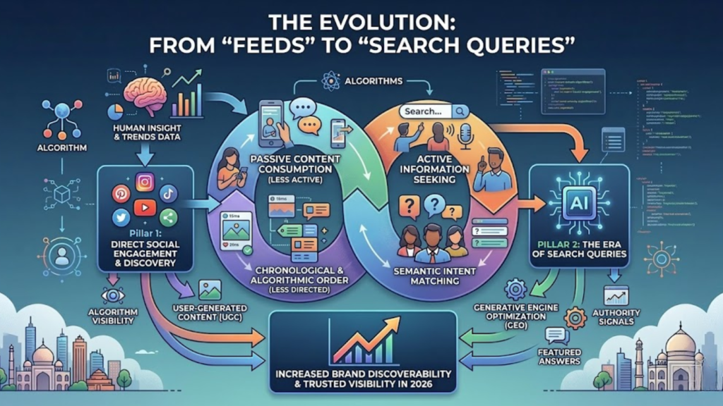 The Evolution of a Social Media Agency: From "Feeds" to "Search Queries"