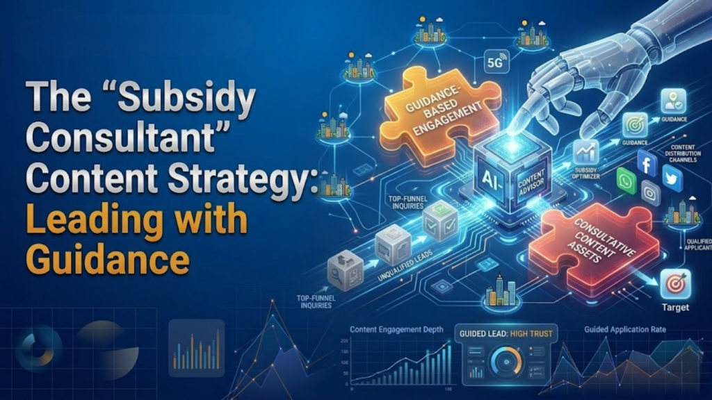 The "Subsidy Consultant" Content Strategy