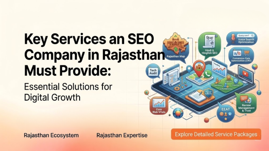 Key Services an SEO Company in Rajasthan Must Provide