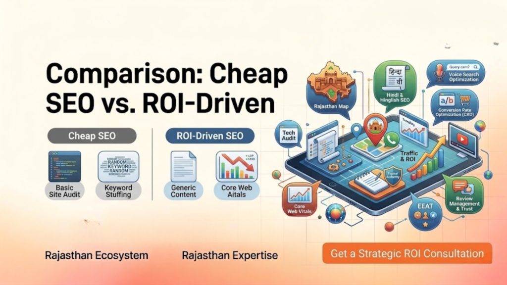 Comparison: Cheap SEO vs. ROI-Driven SEO