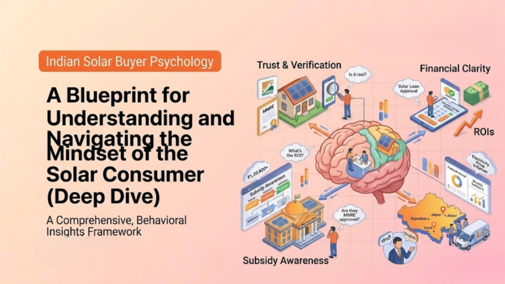 The Psychology of the Indian Solar Buyer (Deep Dive) – Google Ads Agency in Rajasthan

