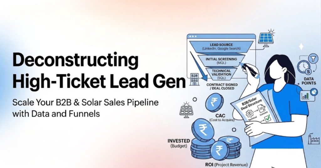 Deconstructing High-Ticket B2B & Solar Lead Generation with the Best Performance Marketing Agency in India