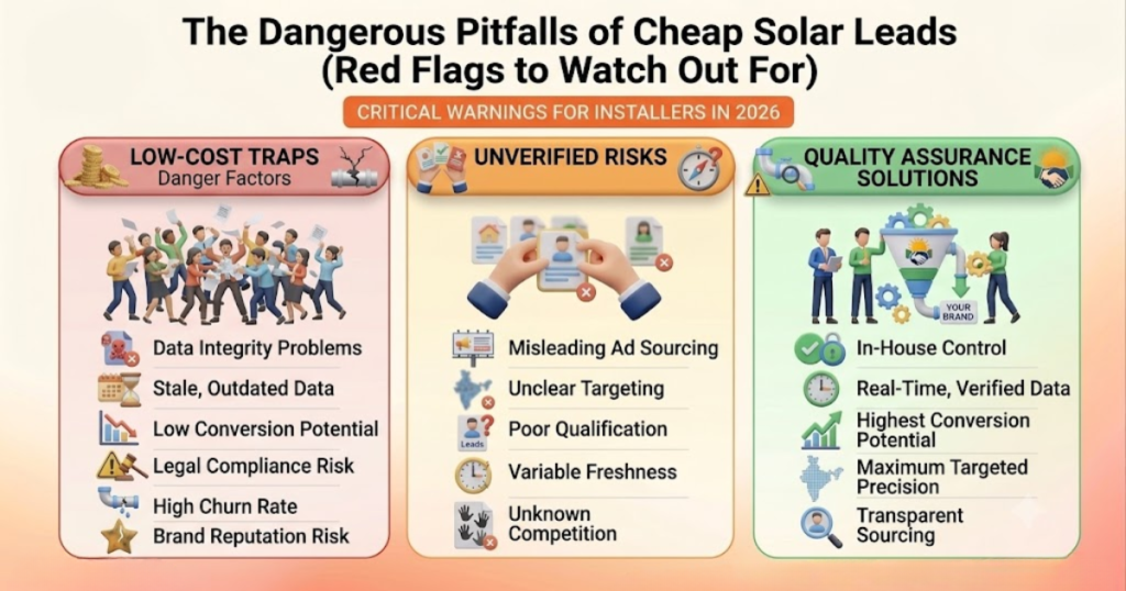 The Dangerous Pitfalls of Cheap Solar Leads (Red Flags to Watch Out For) | high quality solar leads