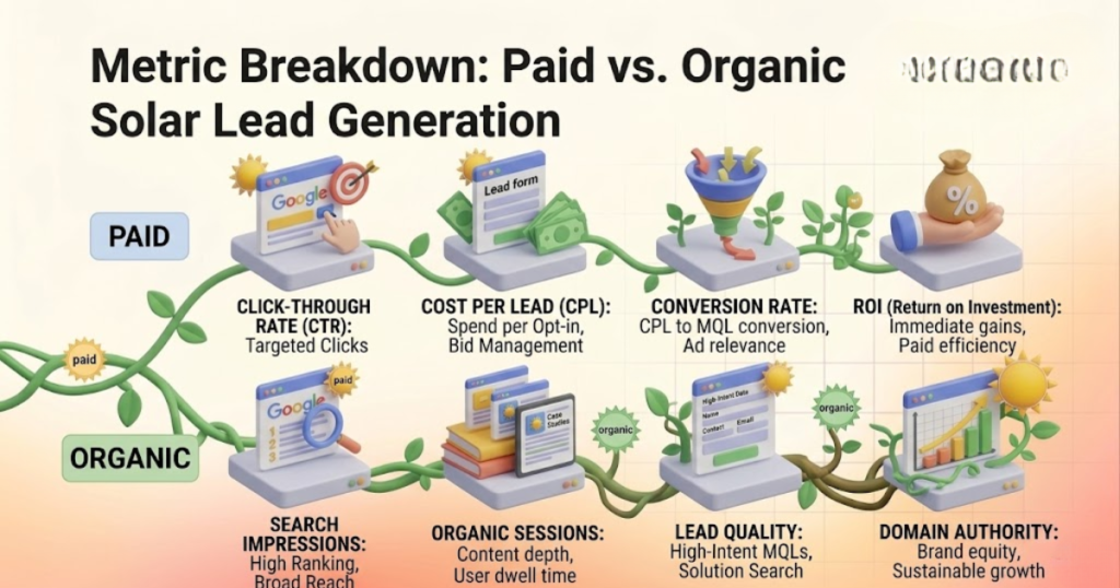 Metric Breakdown: Paid vs. Organic