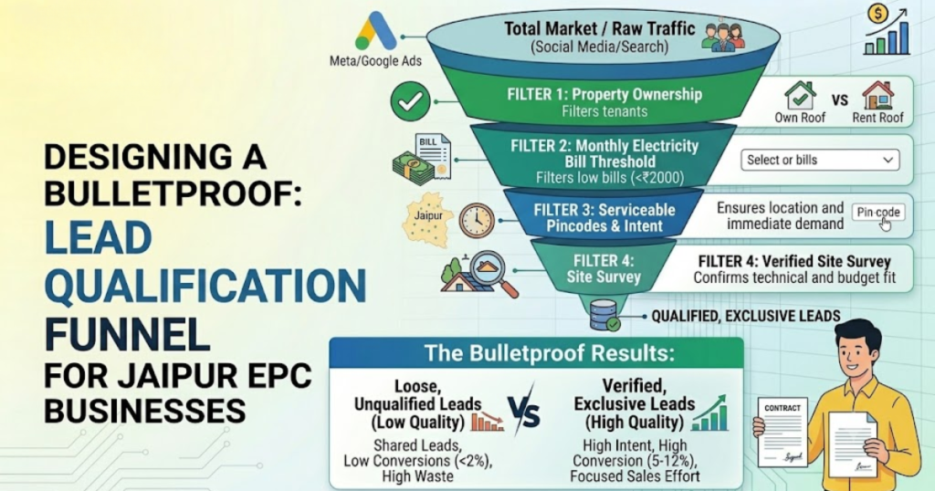 Designing a Bulletproof Lead Qualification Funnel | solar lead generation agency in jaipur