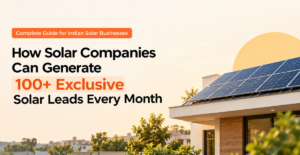 How Solar Companies Can Generate 100+ Exclusive Solar Leads Every Month