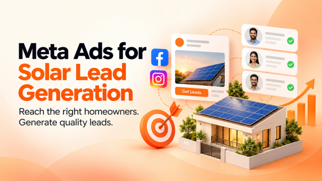 Meta Ads (Facebook & Instagram): Volume and Local Reach -solar leads