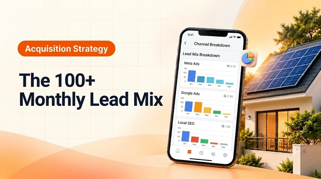 The 100+ Monthly Lead Acquisition Mix