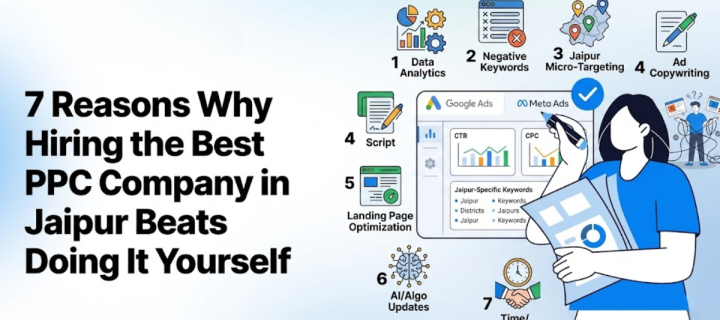 7 Reasons Why Hiring the Best PPC Company in Jaipur Beats Doing It Yourself