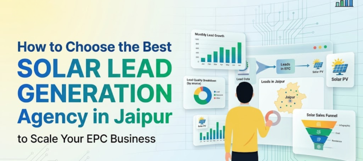 How to Choose the Best Solar Lead Generation Agency in Jaipur to Scale Your EPC Business | solar lead generation agency in jaipur
