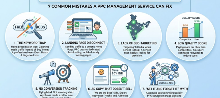 Why Your Google Ads Aren't Converting: 7 Common Mistakes a PPC Management Service Can Fix