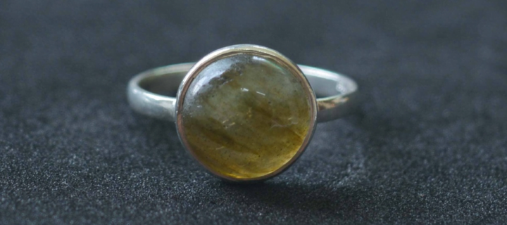 labradorite Silver Ring